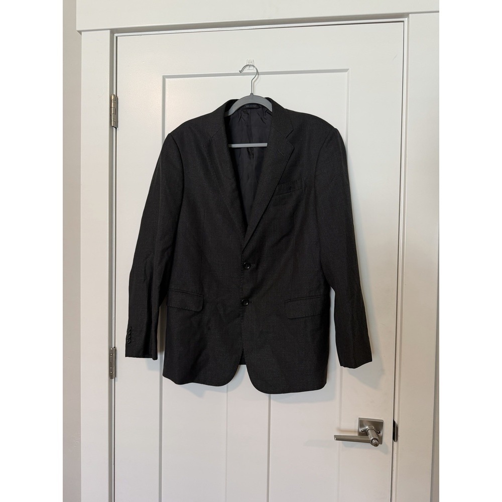 Giorgio Armani Men's Grey Wool & Silk Two Piece Suit SOFT LINE Size 50R Gray - Picture 3 of 16